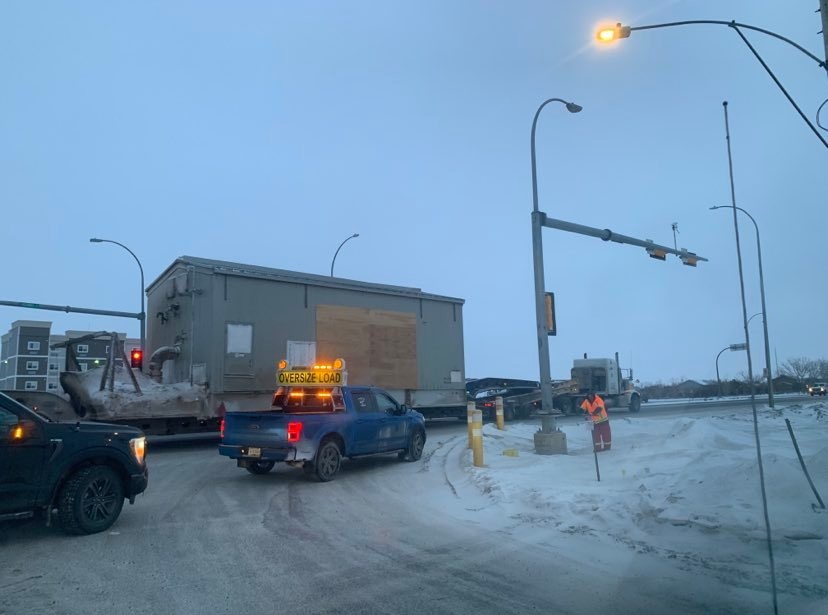 Coming through Safety tips around an oversize load